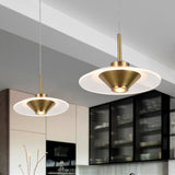 VONN Artisan Ferrara VAP2321AB 7" Integrated LED ETL Certified Height Adjustable Pendant, Antique Brass