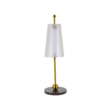 VONN Artisan Toscana VAT6101AB 20" Height Integrated LED ETL Certified Table Lamp with Touch Base Dimming