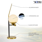 VONN Artisan Chianti VAT6121AB 22" Height Integrated LED ETL Certified Table Lamp with Touch Base Dimming-VONN Lighting