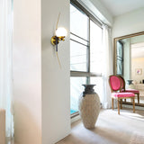 VONN Artisan Chianti VAW1121AB 30" Integrated LED ETL Certified Wall Sconce Light with Glass Shade