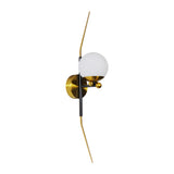 VONN Chianti 30-inch Antique Brass Wall Sconce lights off