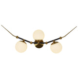 VONN Chianti 39-inch 3-Light Antique Brass Wall Sconce product overlook