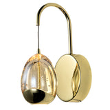 VONN Artisan Venezia VAW1201GL 5" Integrated LED ETL Certified Wall Sconce Light with Glass Shade, Gold-VONN Lighting