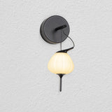 VONN Artisan Lecce VAW1221BL 13" Integrated LED ETL Certified Wall Sconce Light with Glass Shade in Black