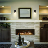 VONN Artisan Lecce VAW1221BL 13" Integrated LED ETL Certified Wall Sconce Light with Glass Shade in Black