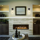 VONN Artisan Lecce VAW1221BL 13" Integrated LED ETL Certified Wall Sconce Light with Glass Shade in Black-VONN Lighting