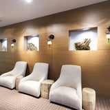 VONN Artisan Lecce VAW1221BL 13" Integrated LED ETL Certified Wall Sconce Light with Glass Shade in Black