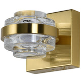 VONN Artisan Milano VAW1331AB 6" 1-Light Integrated LED ETL Certified Wall Sconce, Antique Brass-VONN Lighting