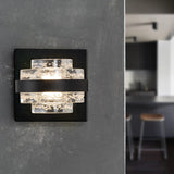 VONN Artisan Milano VAW1331BL 6" 1-Light Integrated LED ETL Certified Wall Sconce Lighting, Black-VONN Lighting