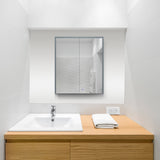 VONN VCS2A6S06402 Integrated LED Medicine Cabinet 24"W x 28"H x 5"D or 30"W x 28"H x 5"D