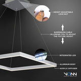VONN Atria 20-inch modern LED chandelier information