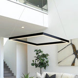 VONN Atria 20" Integrated LED Square Pendant in Matt Black VMC31620BL