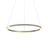 VONN Tania 24" Ring Integrated LED Pendant, Height Adjustable, ETL Certified VMC31640AL in Silver-VONN Lighting