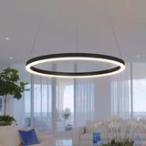 VONN Tania 24" Black LED Ring Pendant VMC31640BL