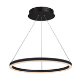 VONN Tania 24" Integrated LED Ring Pendant Height Adjustable ETL Certified VMC31640BL in Black-VONN Lighting
