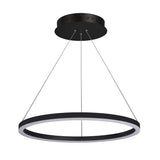 VONN Tania 24" Integrated LED Ring Pendant Height Adjustable ETL Certified VMC31640BL in Black-VONN Lighting