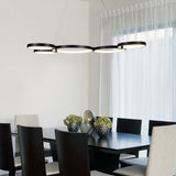 VONN Capella VMC32410BL 50" Integrated LED ETL Certified Chandelier Height Adjustable Ring Pendant in Black-VONN Lighting