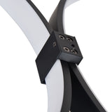 VONN Capella VMC32410BL 50" Integrated LED ETL Certified Chandelier Height Adjustable Ring Pendant in Black