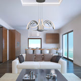 VONN Capella VMC32420AL 30" Integrated LED ETL Certified Chandelier Height Adjustable Pendant in Silver-VONN Lighting