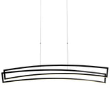 VONN Sirius VMC33440BL 46" ETL Certified Integrated LED Pendant, Height Adjustable Chandelier in Black-VONN Lighting