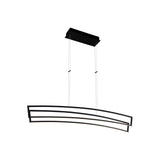 VONN Sirius VMC33440BL 46" ETL Certified Integrated LED Pendant, Height Adjustable Chandelier in Black-VONN Lighting