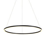 VONN Tania VMC34911BL 39" ETL Certified Integrated LED Ring Chandelier Height Adjustable Pendant in Black-VONN Lighting