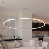 VONN Tania VMC34912AL 51" ETL Certified Integrated LED Ring Chandelier Height Adjustable Pendant in Silver-VONN Lighting