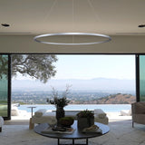 VONN Tania VMC34912AL 51" ETL Certified Integrated LED Ring Chandelier Height Adjustable Pendant in Silver-VONN Lighting