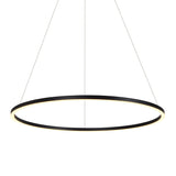 VONN Tania 51" Integrated LED Ring Chandelier ETL Certified Height Adjustable Pendant VMC34912BL in Black-VONN Lighting