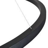 VONN Tania VMC34912BL 51" ETL Certified Integrated LED Ring Chandelier Height Adjustable Pendant in Black