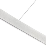 VONN Tania VMC34960AL 60" Integrated LED ETL Certified Ring Chandelier, Height Adjustable Pendant in Silver