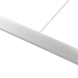 VONN Tania VMC34972AL 72" Integrated LED ETL Certified Ring Chandelier, Height Adjustable Pendant in Silver