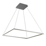 VONN Atria VMC35511AL 39" Square Chandelier in Silver