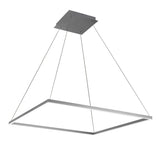 VONN Atria VMC35511AL 39" Square Chandelier in Silver