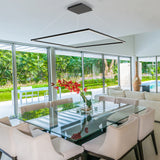 VONN Atria VMC35512BL 51" ETL Certified Integrated LED Square Chandelier Height Adjustable Pendant in Black