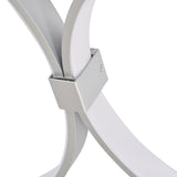 VONN Capella VMCF41500AL 43" Integrated LED ETL Certified Ceiling Light Multi-Ring Semi Flush in Silver