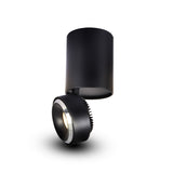 VONN ORBIT VMCL000701A020BL 4.25" 1 LIGHT 100-277V LED SURFACE MOUNTED ADJUSTABLE DOWNLIGHT, ETL COMMERCIAL GRADE, Black