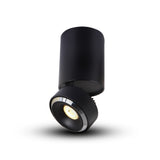 VONN ORBIT VMCL000701A020BL 4.25" 1 LIGHT 100-277V LED SURFACE MOUNTED ADJUSTABLE DOWNLIGHT, ETL COMMERCIAL GRADE, Black