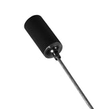 VONN Atria VMCP35551BL 51" Integrated LED ETL Certified Square Chandelier, Height Adjustable Square Pendant, Black