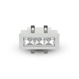 Rubik 5" 3-Light LED Adjustable Recessed Downlight with Trim, White VMDL000603C009WH