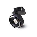 VONN ORBIT VMDL000701A020BL 4.25" 1 LIGHT LED FLUSH MOUNTED ADJUSTABLE DOWNLIGHT, ETL, COMMERCIAL GRADE, Black-VONN Lighting
