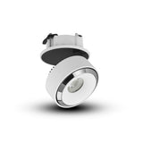VONN ORBIT VMDL000701A020WH 4.25" 1 LIGHT LED FLUSH MOUNTED ADJUSTABLE DOWNLIGHT, ETL, COMMERCIAL GRADE, White