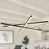VONN Sirius VMP25030BL 40" ETL Certified Integrated LED Pendant, Height Adjustable Chandelier in Black-VONN Lighting