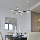 VONN Sirius VMP25030BL 40" ETL Certified Integrated LED Pendant, Height Adjustable Chandelier in Black-VONN Lighting