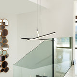 VONN Sirius VMP25030BL 40" ETL Certified Integrated LED Pendant, Height Adjustable Chandelier in Black-VONN Lighting