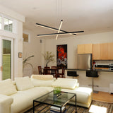 VONN Sirius VMP25030BL 40" ETL Certified Integrated LED Pendant, Height Adjustable Chandelier in Black-VONN Lighting