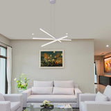VONN Sirius VMP25030WH 40" ETL Certified Integrated LED Pendant, Height Adjustable Chandelier in White