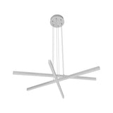 VONN Sirius VMP25030WH 40" ETL Certified Integrated LED Pendant, Height Adjustable Chandelier in White