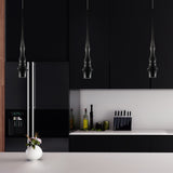 VONN Polaris VMP26610BL 5" ETL Certified Integrated LED Height Adjustable Pendant Light in Black