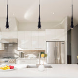 VONN Polaris VMP26610BL 5" ETL Certified Integrated LED Height Adjustable Pendant Light in Black